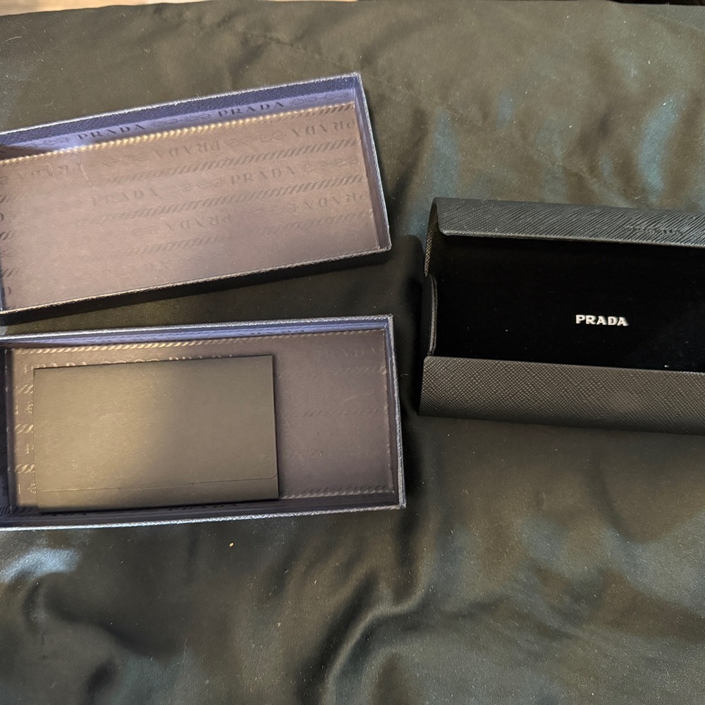 Prada sunglasses glasses frames case box set Black - image 3